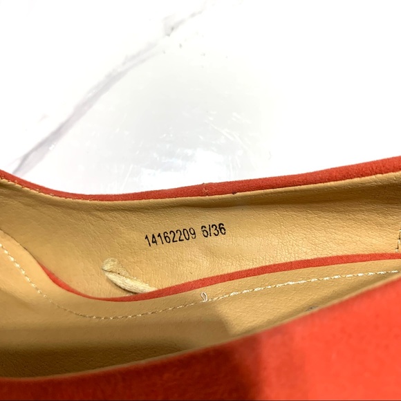 A.Co Pump Suede Orange Shoes - size US 6 /EUR 36 - Picture 10 of 12